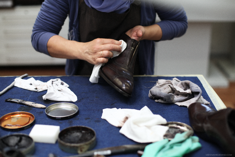 Louis Vuitton shoe making in Fiesso d'Artico (loafers) 