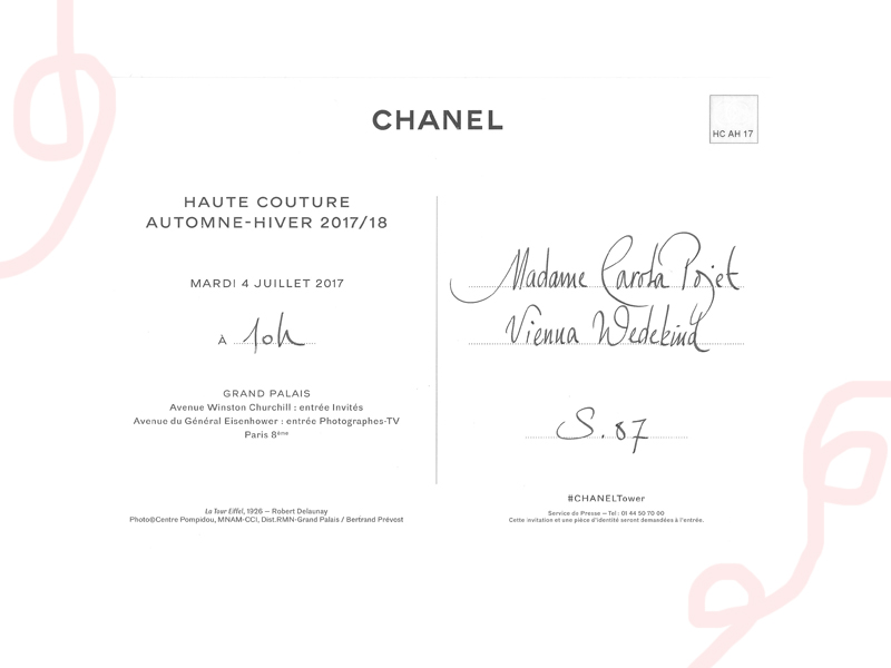 Chanel Haute Couture Hiver 2017/18 I More on viennawedekind.com