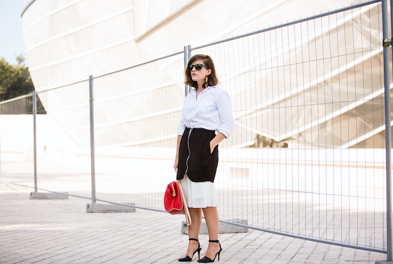 VIENNA WEDEKIND before Louis Vuitton SS15 Show (c) Keith Morrison