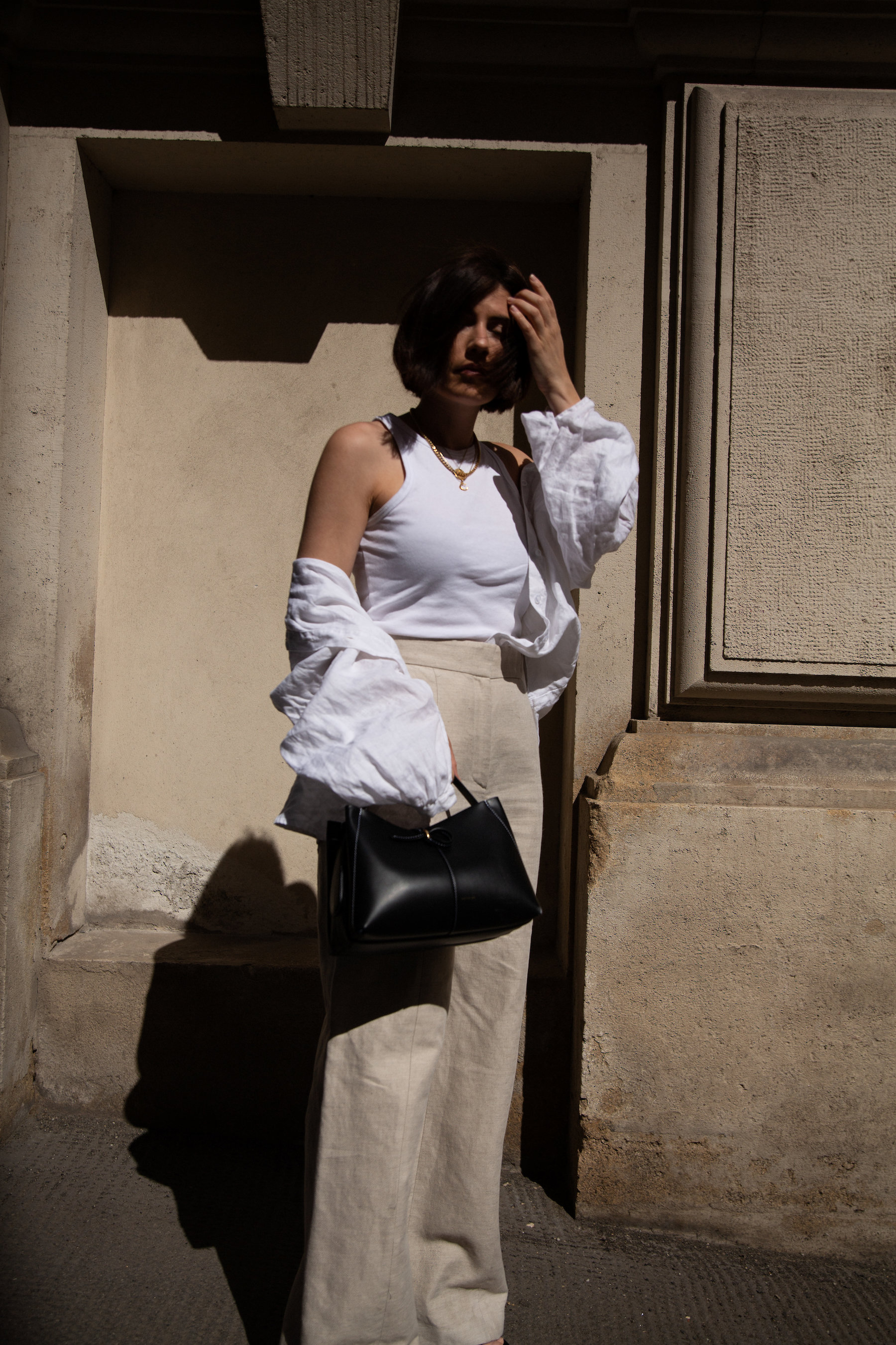 Fresh Neutrals I House of Dagmar Mindy Linen Trousers + By Malene ...
